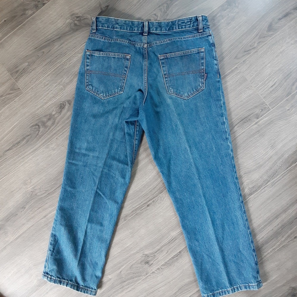 Patagonia Organic Cotton Mens Straight Leg Jeans Blue Medium Wash Size 35x28 - Picture 2 of 11